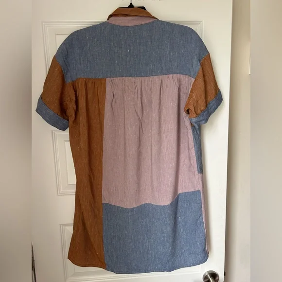 NWOT Sessun Volcano shirt dress - Picture 2 of 5